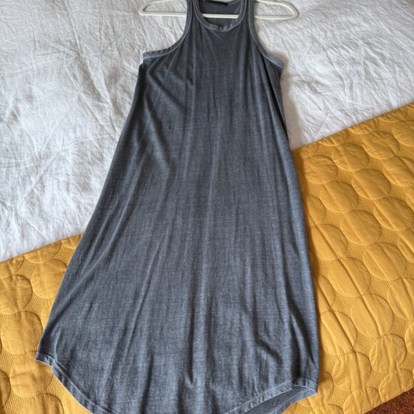 KES Racer Back Tank Dress In Graphite Gray Small - Picture 2 of 5